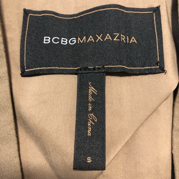 BCBGMAXAZRIA brown cotton vest size S - Picture 4 of 6